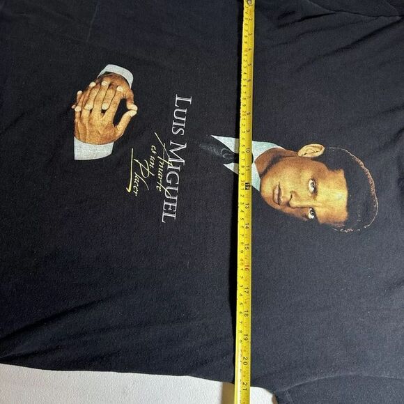 Vintage 90s Luis Miguel Amarte Es Un Placer Romances Tour Music Selena Rare Sz L - Picture 7 of 11